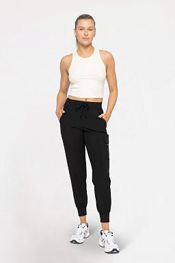 Athleisure & Ruched Natural/black set