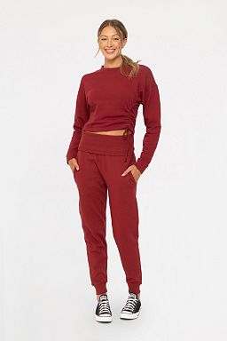 Fleece Side & Brushed Red velvet set