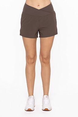 Crossover Waist Running Black olive