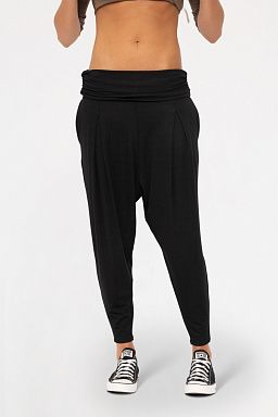 Foldover Flare Drop Crotch Black