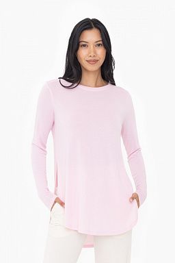 Long Sleeve Flow Top with Side Slits