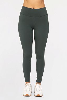 Lycra-Blend Sweetheart Back Leggings Jungle green