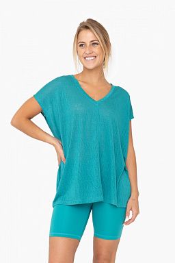 Modal Blend Relaxed V-Neck