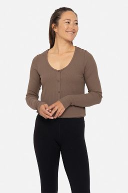 Ribbed Button Down Java