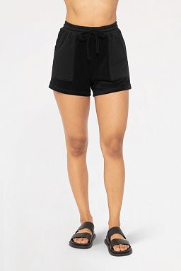 Terry Drawstring Black