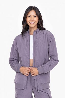 Water Resistant Satin Finish Oversized Jacket